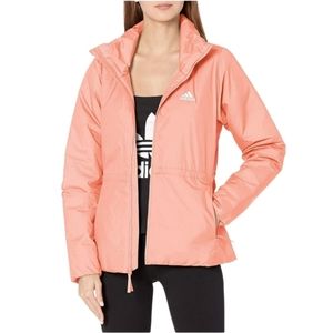 NEW Adidas Insulated Winter Jacket Ambient Blush Orange Womens Size XL